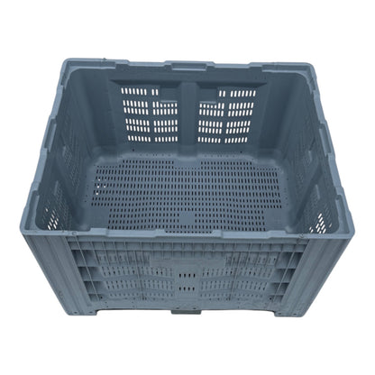 kunststof palletbox met deksel gebruikt