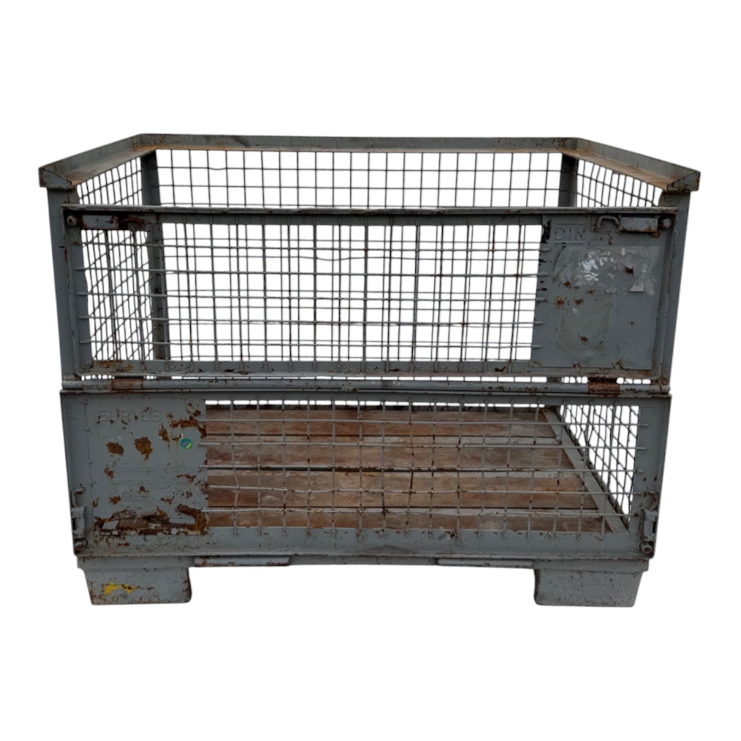 1 klep aan lange zijde gaascontainer verzinkt