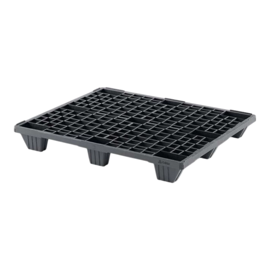 kunststof blokpallet nestbaar open