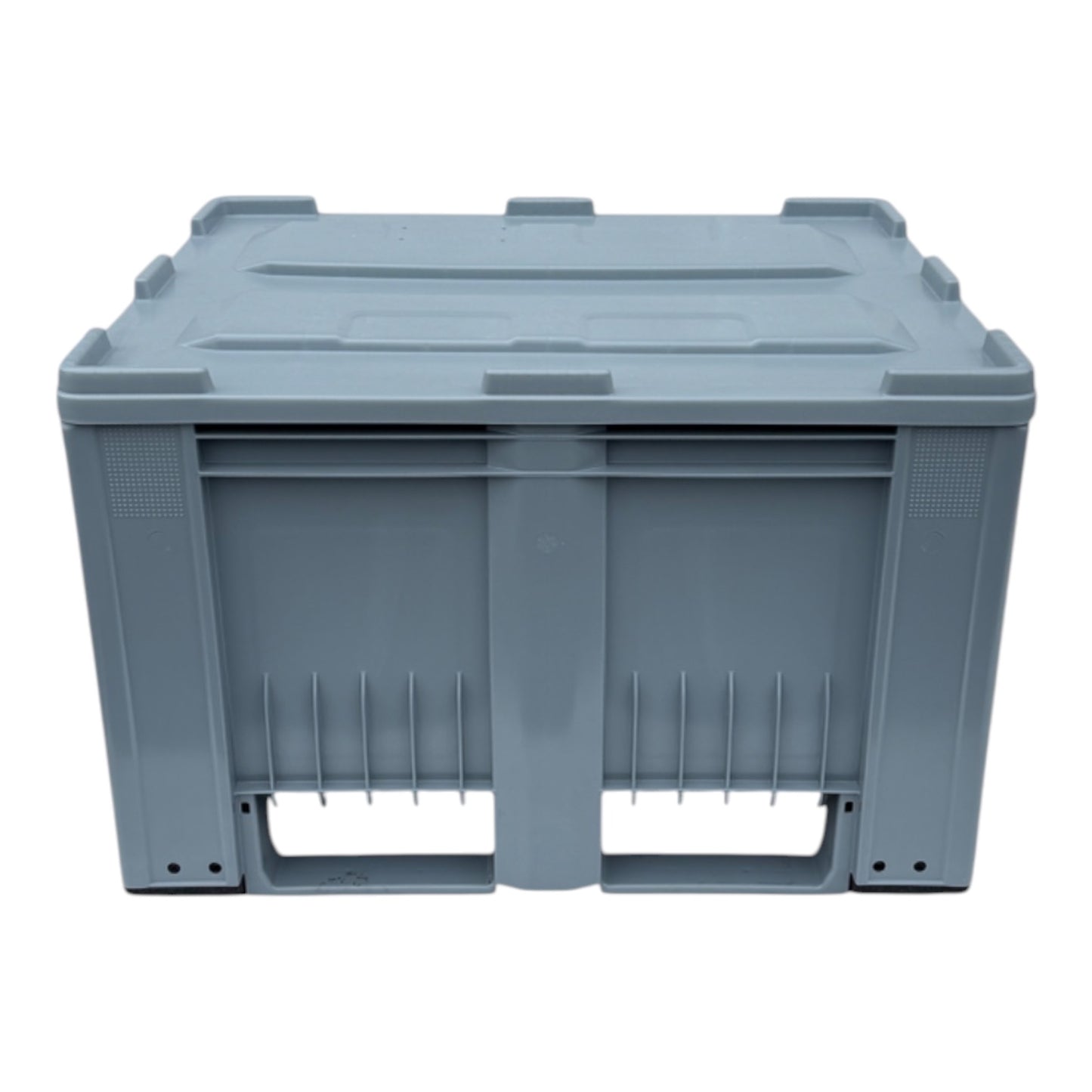 kunststof palletbox met deksel kopen nieuw