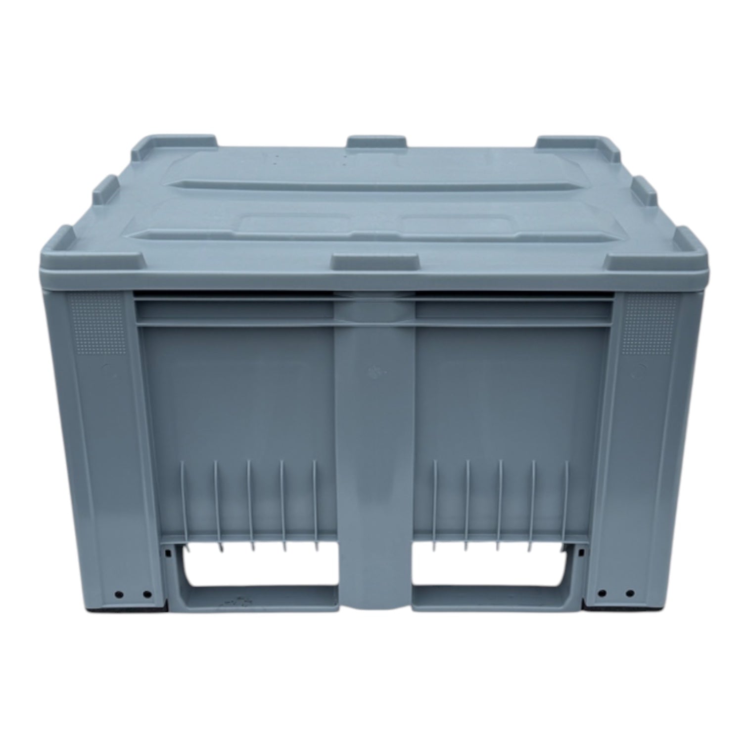 kunststof palletbox met deksel kopen nieuw