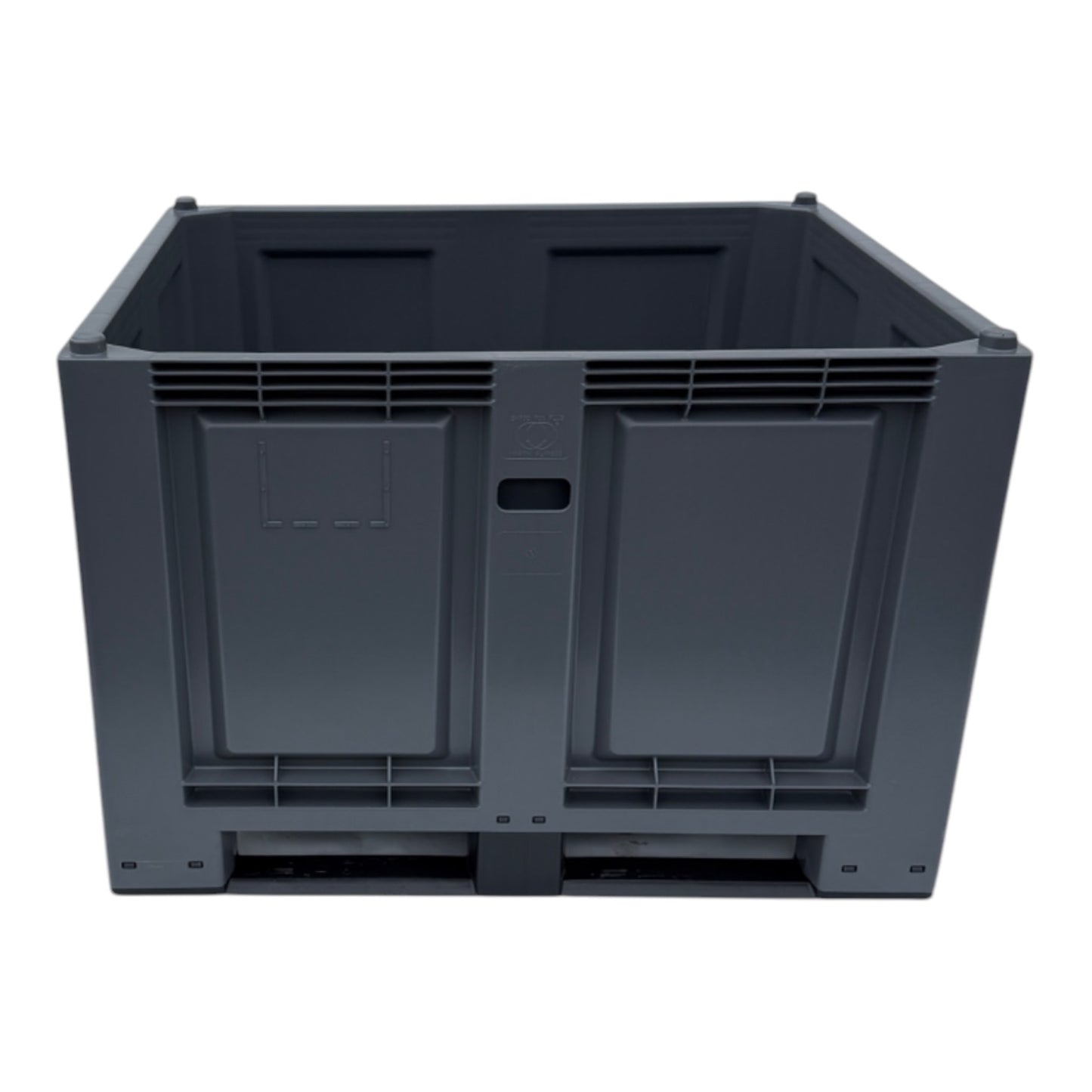 kunststof palletboxen met deksel gebruikt