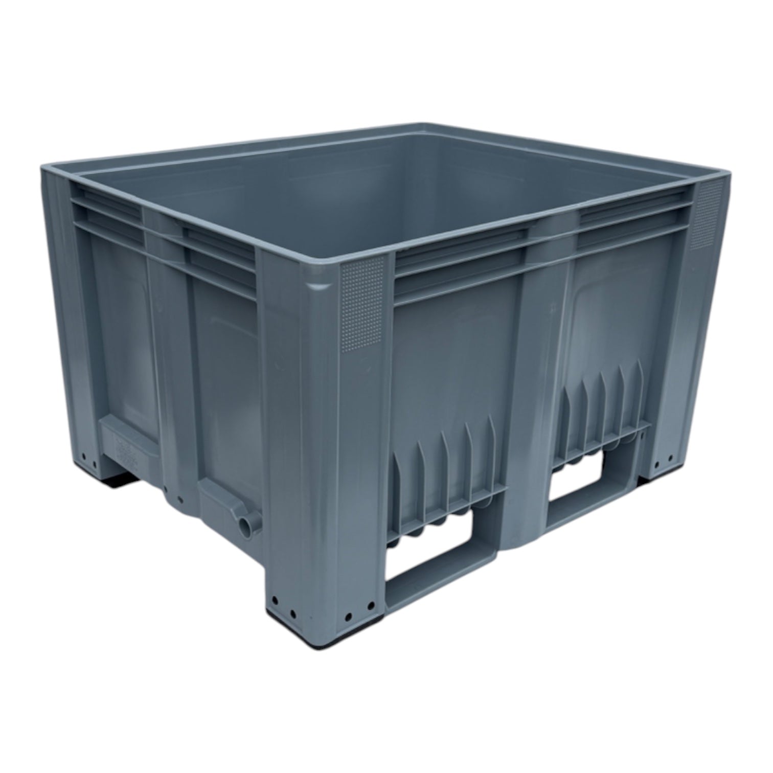 kunststof palletbox pb019 nieuw met 2 sleden 1200 x 1000 x 765 mm